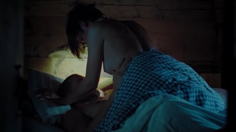 Heidi Toini - Nude Breasts in Cave (2016)