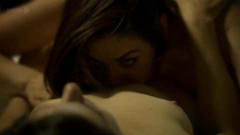 Natasha OKeeffe, Neve McIntosh - Nude Breasts in Lip Service s02e06 (2012)