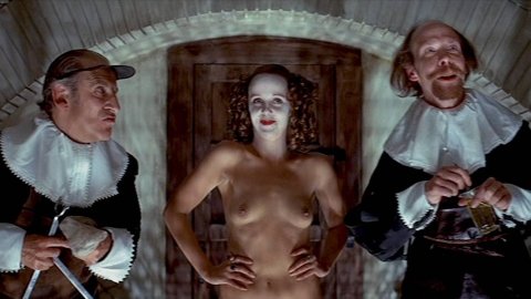 Gemma Jones, Georgina Hale - Nude Breasts in The Devils (1971)