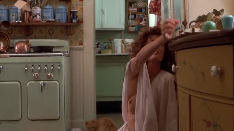 Susan Sarandon, Jenny Robertson - Nude Breasts in Bull Durham (1988)