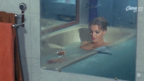 Romy Schneider - Nude Breasts in Max and the Junkmen (1971)