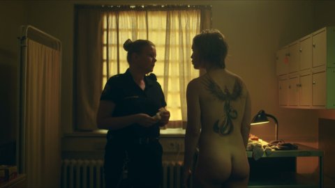 Nina Dogg Filippusdottir - Nude Breasts in Prisoners s01e02 (2017)