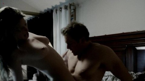 Jes Macallan, Sadie Alexandru - Nude Breasts in Femme Fatales s02e10 (2012)