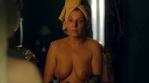 Mirjana Karanovic - Nude Breasts in A Good Wife (2016)