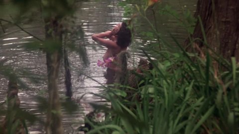 Adrienne Barbeau - Nude Breasts in Swamp Thing (1982)