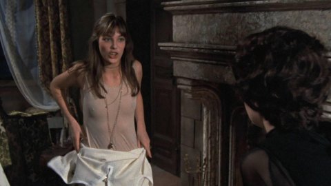 Jane Birkin, Doris Kunstmann - Nude Breasts in Seven Deaths in the Cat's Eye (1973)