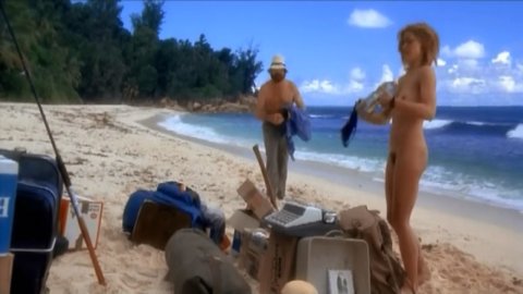 Amanda Donohoe - Nude Breasts in Castaway (1986)