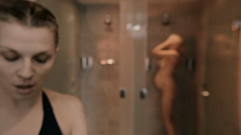 Laura Birn, Clemence Poesy - Nude Breasts in The Ones Below (2015)