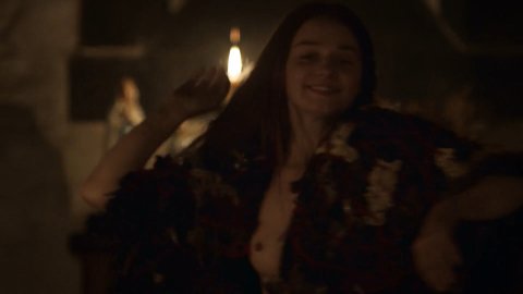 Jessica Barden - Nude Breasts in Lambs of God s01e01-02 (2019)